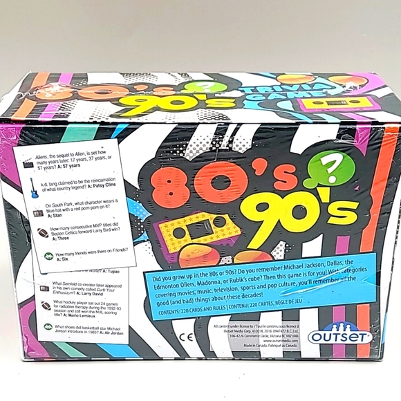 80's 90's Trivia Game, NIB - Picture 2 of 7
